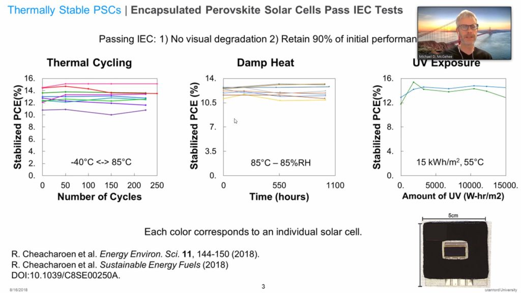 Stability of Perovskite lab cells in common ALT-Tests