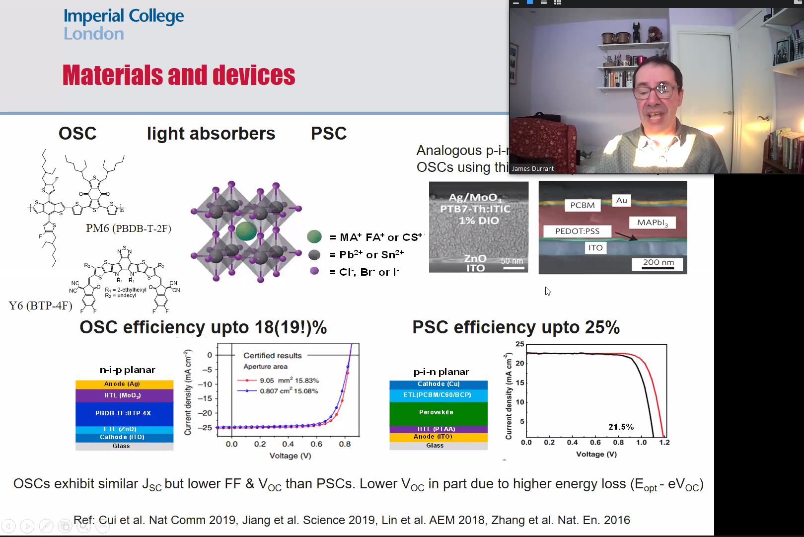 OPV vs. PSK by James Durrant