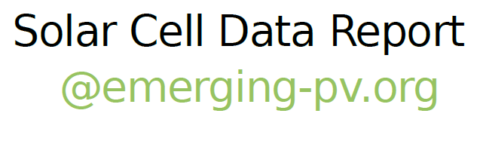Towards entry "New Feature on Emerging-PV.org: Authenticated PDF Cell Data Reports Now Available"